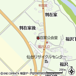 宮城県仙台市泉区根白石荒屋敷周辺の地図