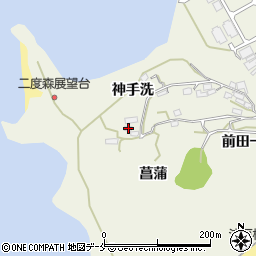 宮城県塩竈市浦戸桂島神手洗32周辺の地図