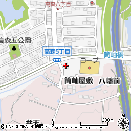 一葉高森店周辺の地図