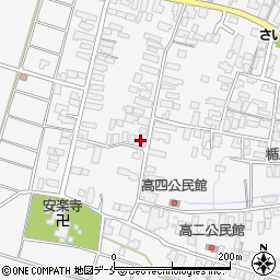 山形県天童市高擶2115-2周辺の地図