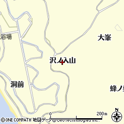 宮城県東松島市宮戸沢ノ入山周辺の地図