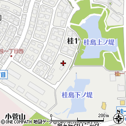 〒981-3134 宮城県仙台市泉区桂の地図