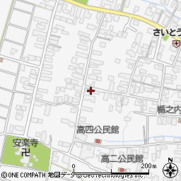 山形県天童市高擶92周辺の地図