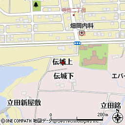 宮城県仙台市泉区実沢伝城上周辺の地図