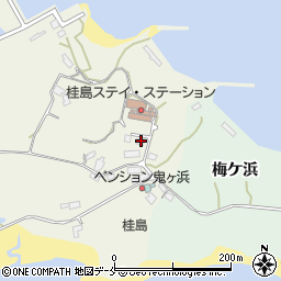 宮城県塩竈市浦戸桂島台23-7周辺の地図