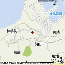 宮城県塩竈市浦戸桂島神手洗61周辺の地図