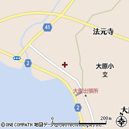 宮城県石巻市大原浜町8周辺の地図