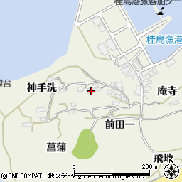 宮城県塩竈市浦戸桂島神手洗52周辺の地図