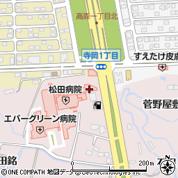 松田病院周辺の地図