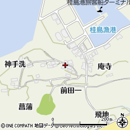 宮城県塩竈市浦戸桂島神手洗58周辺の地図