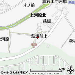 宮城県仙台市泉区西田中萩坂前上周辺の地図