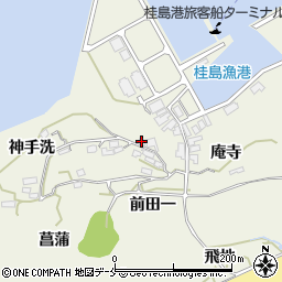 宮城県塩竈市浦戸桂島神手洗73周辺の地図