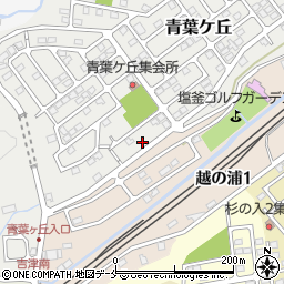 宮城県塩竈市青葉ケ丘2-5周辺の地図