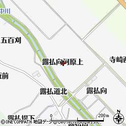 宮城県仙台市泉区西田中露払向河原上周辺の地図