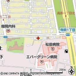 ローソン仙台寺岡一丁目店周辺の地図