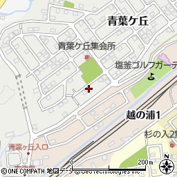 宮城県塩竈市青葉ケ丘2-12周辺の地図