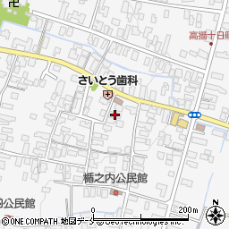 山形県天童市高擶2167-1周辺の地図