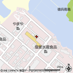 海鮮せんべい・塩竈株式会社周辺の地図