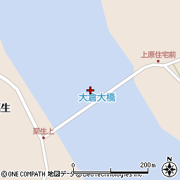 大倉大橋周辺の地図