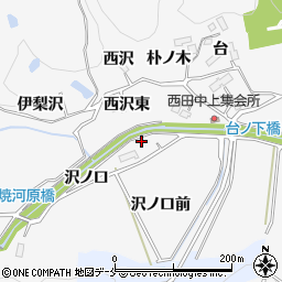 宮城県仙台市泉区西田中沢ノ口周辺の地図