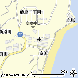宮城県東松島市宮戸室浜周辺の地図