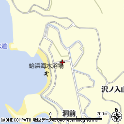 宮城県東松島市宮戸蛤浜周辺の地図