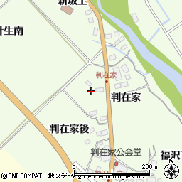 宮城県仙台市泉区根白石判在家後周辺の地図