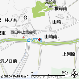 宮城県仙台市泉区西田中上河原西周辺の地図