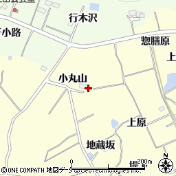 宮城県仙台市泉区小角小丸山周辺の地図