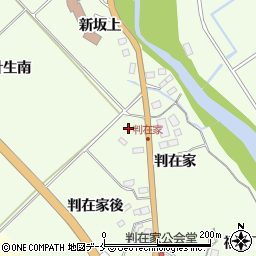 宮城県仙台市泉区根白石判在家西周辺の地図