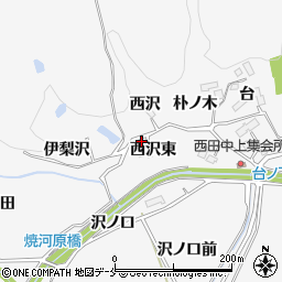 宮城県仙台市泉区西田中西沢東26-2周辺の地図