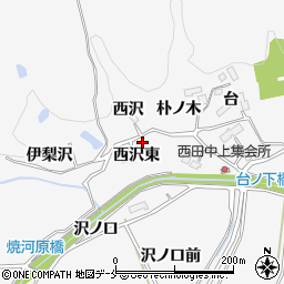 宮城県仙台市泉区西田中西沢東22周辺の地図