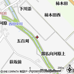 宮城県仙台市泉区西田中下川添東周辺の地図