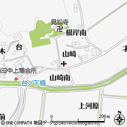 宮城県仙台市泉区西田中山崎周辺の地図