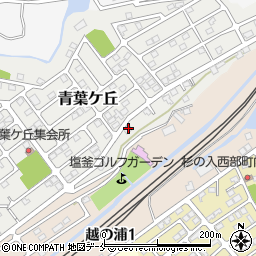 宮城県塩竈市青葉ケ丘28-5周辺の地図