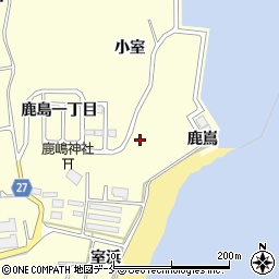 宮城県東松島市宮戸鹿嶌周辺の地図