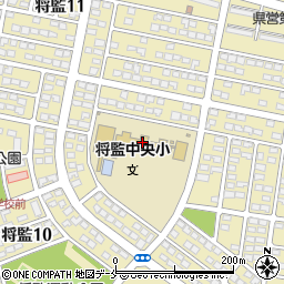 仙台市立将監中央小学校周辺の地図