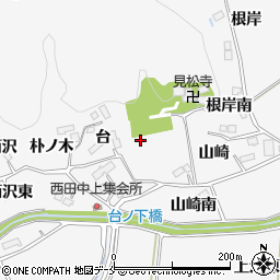 宮城県仙台市泉区西田中台東周辺の地図