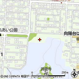 向陽台四丁目南公園周辺の地図