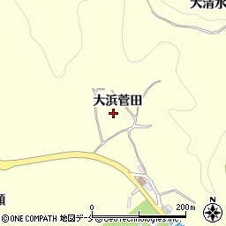 宮城県東松島市宮戸（大浜菅田）周辺の地図