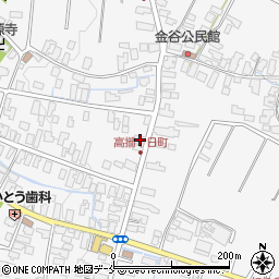 山形県天童市高擶156周辺の地図