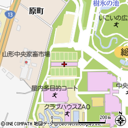 山形県総合運動公園テニスコート周辺の地図