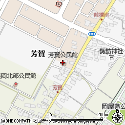 芳賀公民館周辺の地図