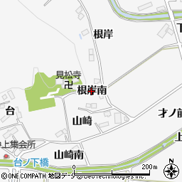 宮城県仙台市泉区西田中（根岸南）周辺の地図