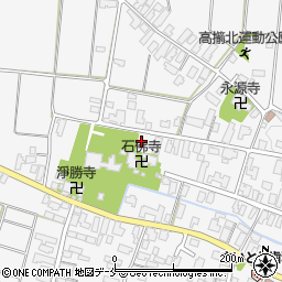 山形県天童市高擶北周辺の地図