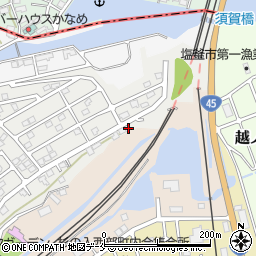 宮城県塩竈市青葉ケ丘28-25周辺の地図