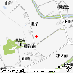 宮城県仙台市泉区西田中根岸周辺の地図