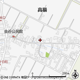 山形県天童市高擶373-2周辺の地図