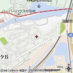 宮城県塩竈市青葉ケ丘35-8周辺の地図