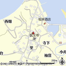 宮城県東松島市宮戸里周辺の地図